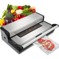 Vacuum Sealer Machine Multifunction Automatic Food Packaging with Bag Roll Storage Cutter for Home Kitchen