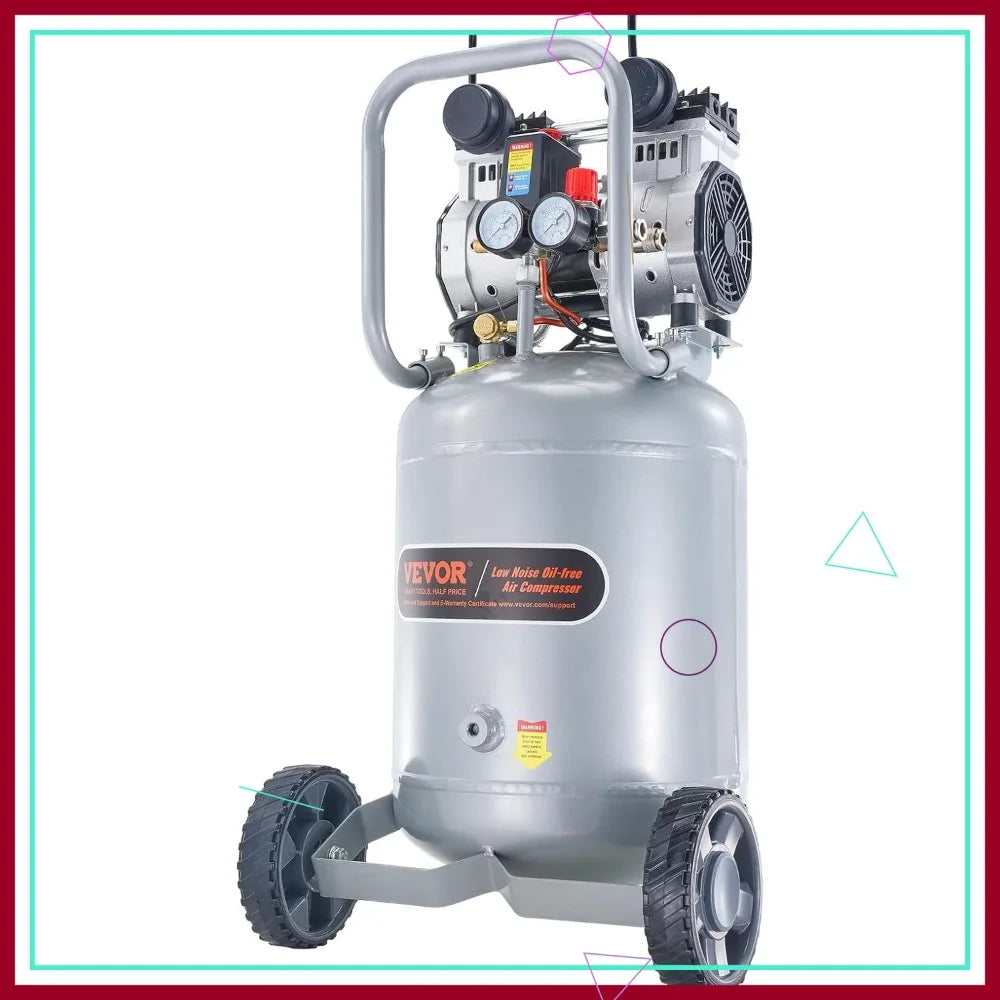 13 Gallon Air Compressor 2HP Oil-Free,