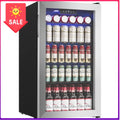 126-Can Beverage Cooler with Glass Doors