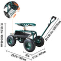 Garden Cart Stool  Scooter with Steering