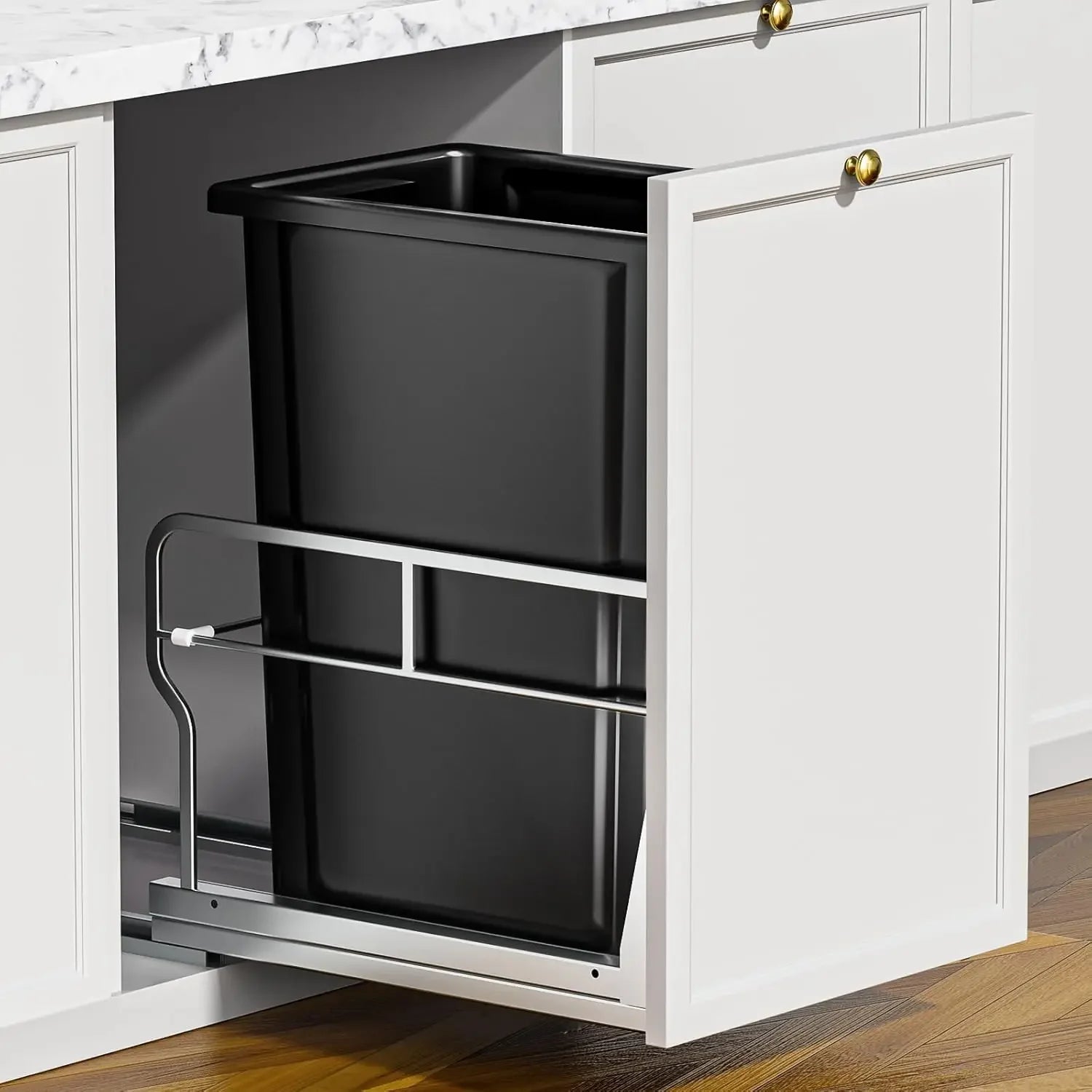 8 Gallon Pull Out under  Sink  Trash Can
