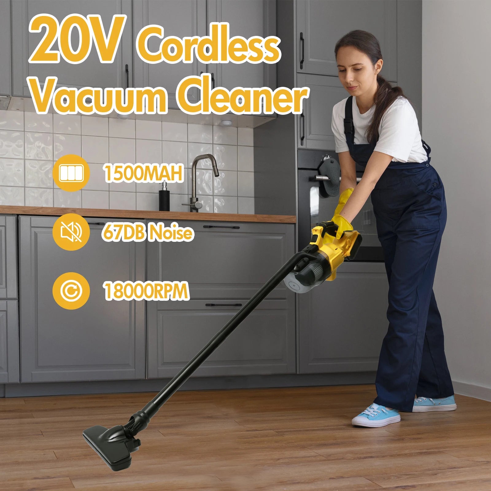 20V Electric Vacuum Vacuum Cleaner Cordless