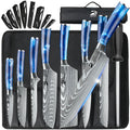 8pcs Kitchen Knife Damascus Stainless Steel