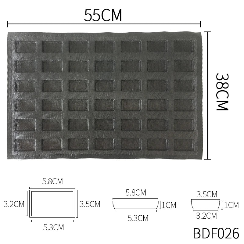 Bluedrop Food Grade Silicone Bread  Molds  Baking Sheets