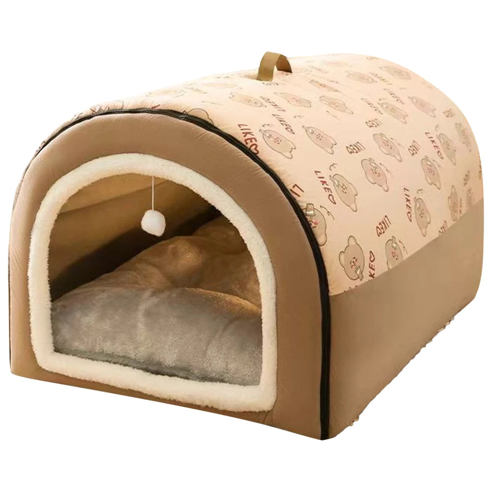 Warm Winter Dog House Mat Washable Dog Kennel