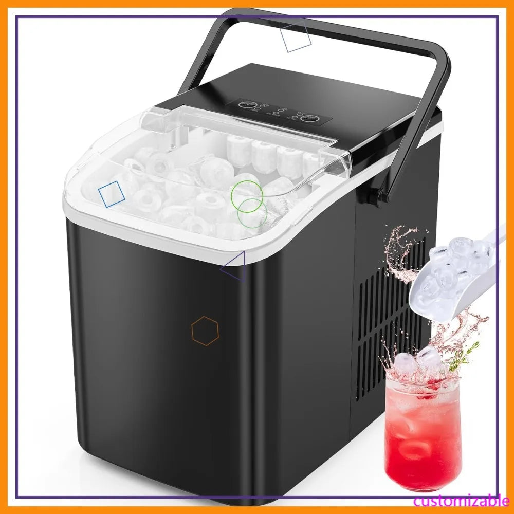 Portable Countertop Ice Maker Machine,