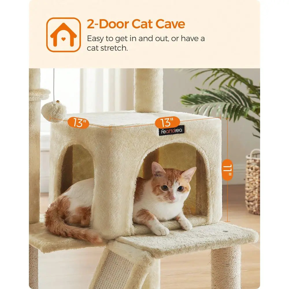 Small Cat Tower With Widened Perch For Large Cats