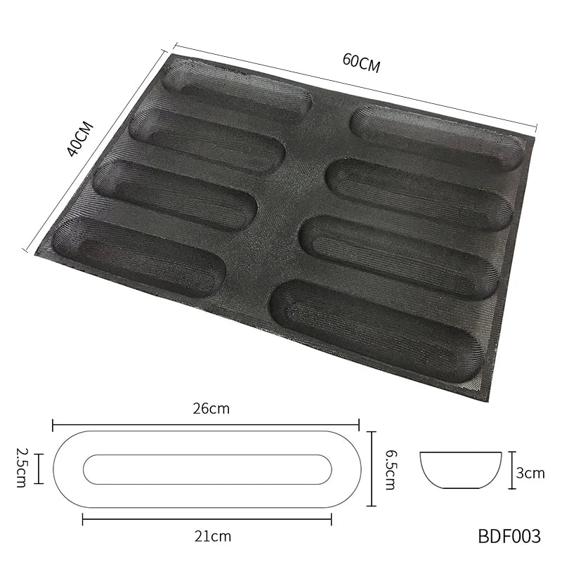 Bluedrop Food Grade Silicone Bread  Molds  Baking Sheets