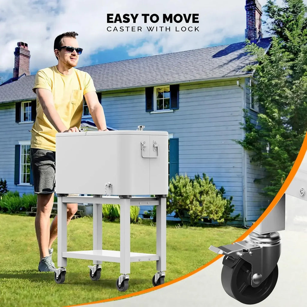 Patio  Ice Chest on Wheels