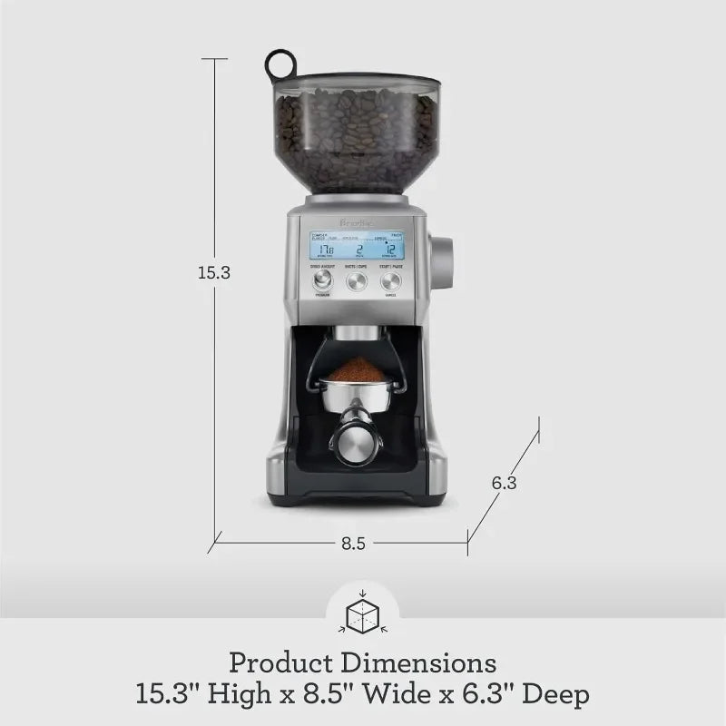 Grinder Pro Coffee Mill, One Size, Brushed Stainless Steel
