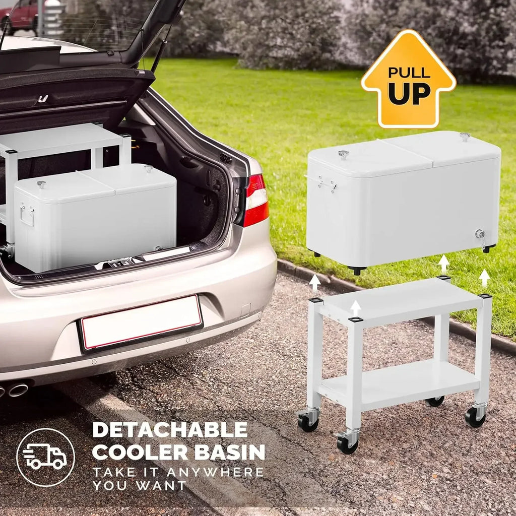 Patio  Ice Chest on Wheels