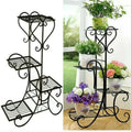 4 Tier Metal Plant Stand for Indoor Outdoor  Patio