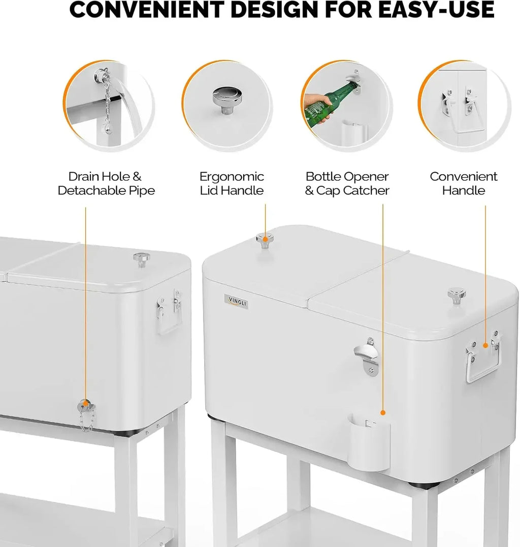 Patio  Ice Chest on Wheels