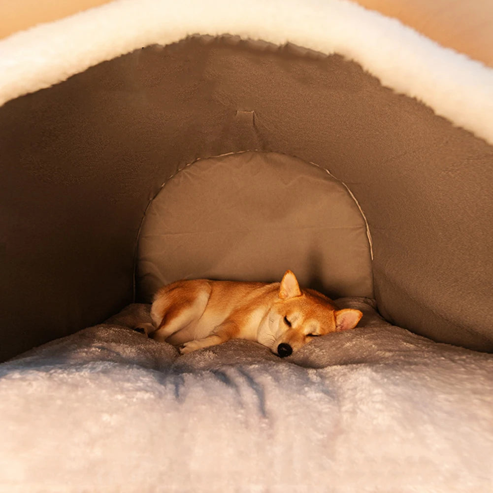 Dog Kennel Detachable Warm Winter Dog House