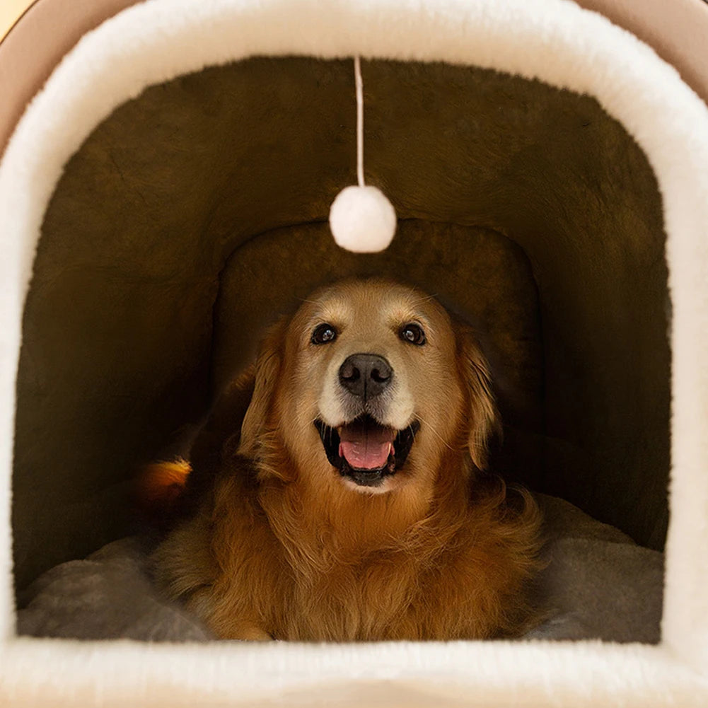 Dog Kennel Detachable Warm Winter Dog House
