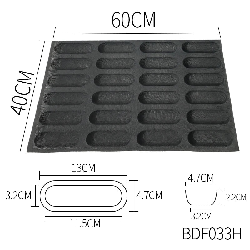 Bluedrop Food Grade Silicone Bread  Molds  Baking Sheets
