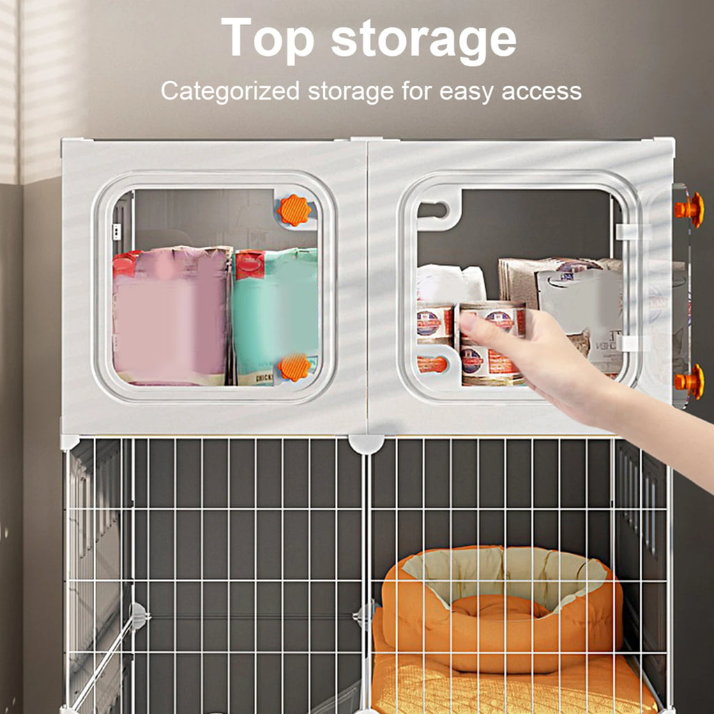 Large Cat Cage Indoor Metal Wire Cat Enclosure