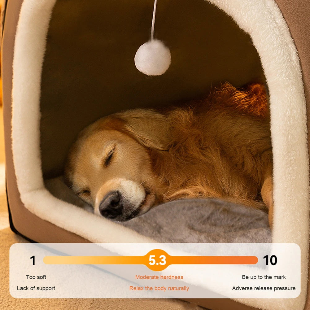 Dog Kennel Detachable Warm Winter Dog House