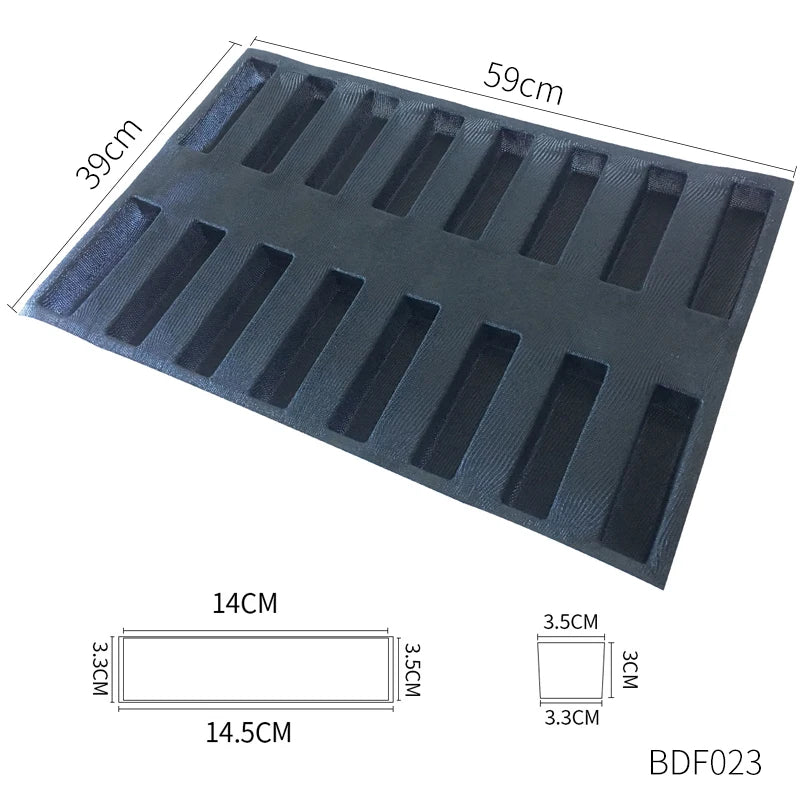 Bluedrop Food Grade Silicone Bread  Molds  Baking Sheets