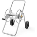 Hose Reel Cart Heavy Duty Powder-Coated Steel Mobile Tools with Wheels Holds 175 ft of 5/8 Inch Hose (Hose Not Included)