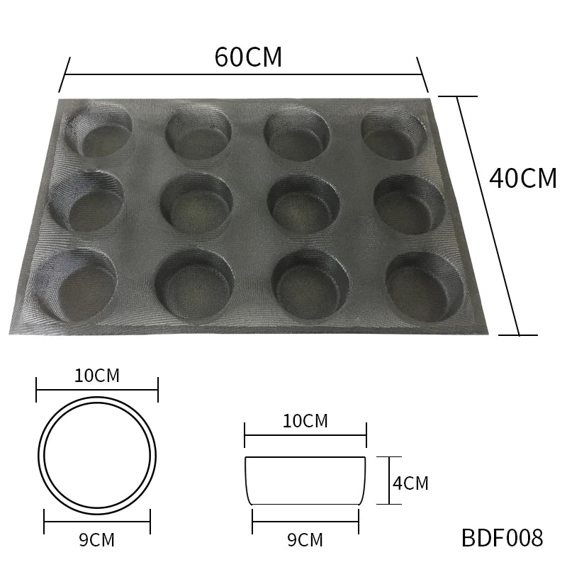 Bluedrop Food Grade Silicone Bread  Molds  Baking Sheets