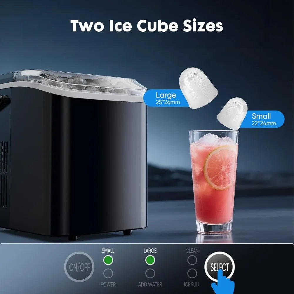 Portable Countertop Ice Maker Machine,