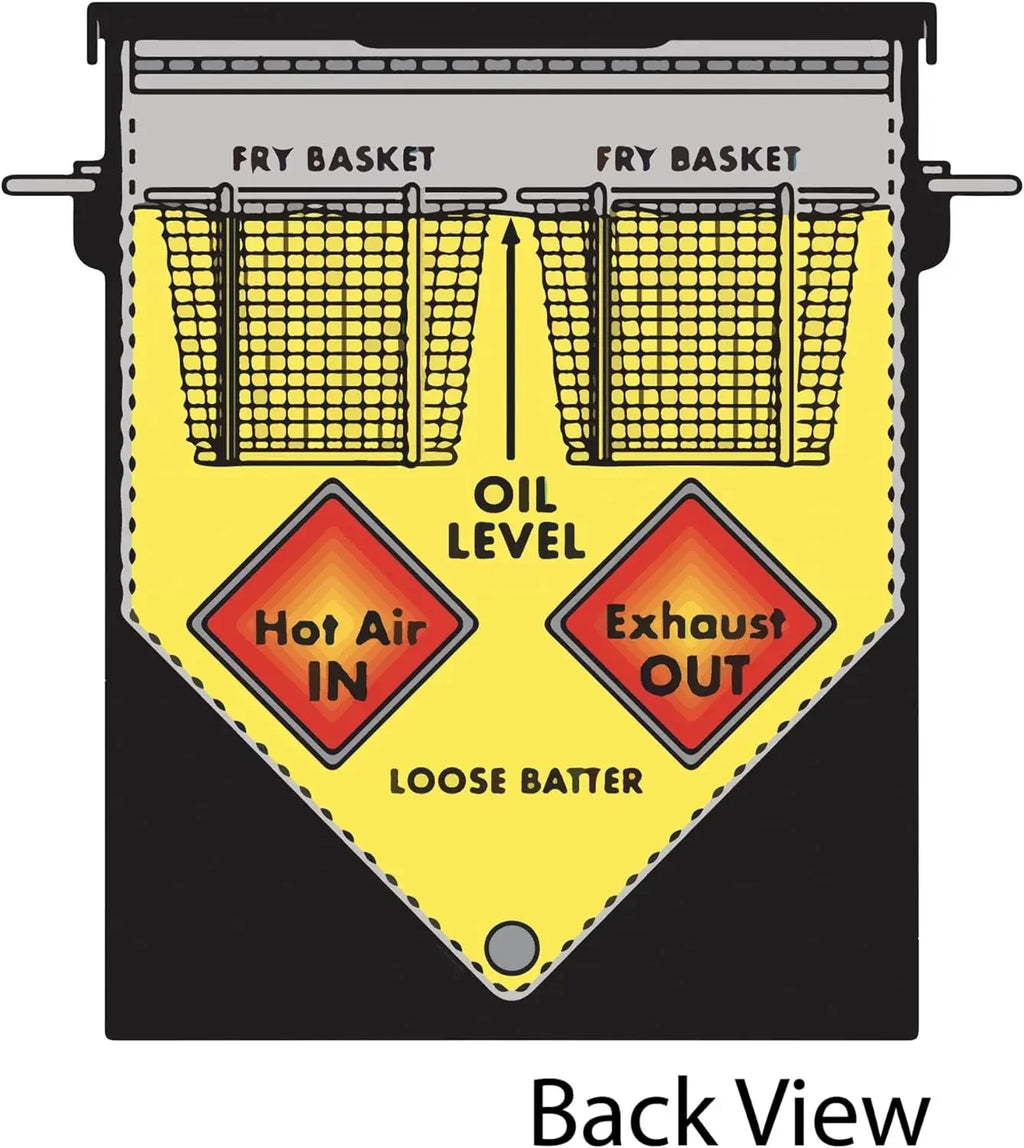 4-gal Stainless Bayou Fryer Includes 2 Stainless Mesh Baskets Fry Thermometer