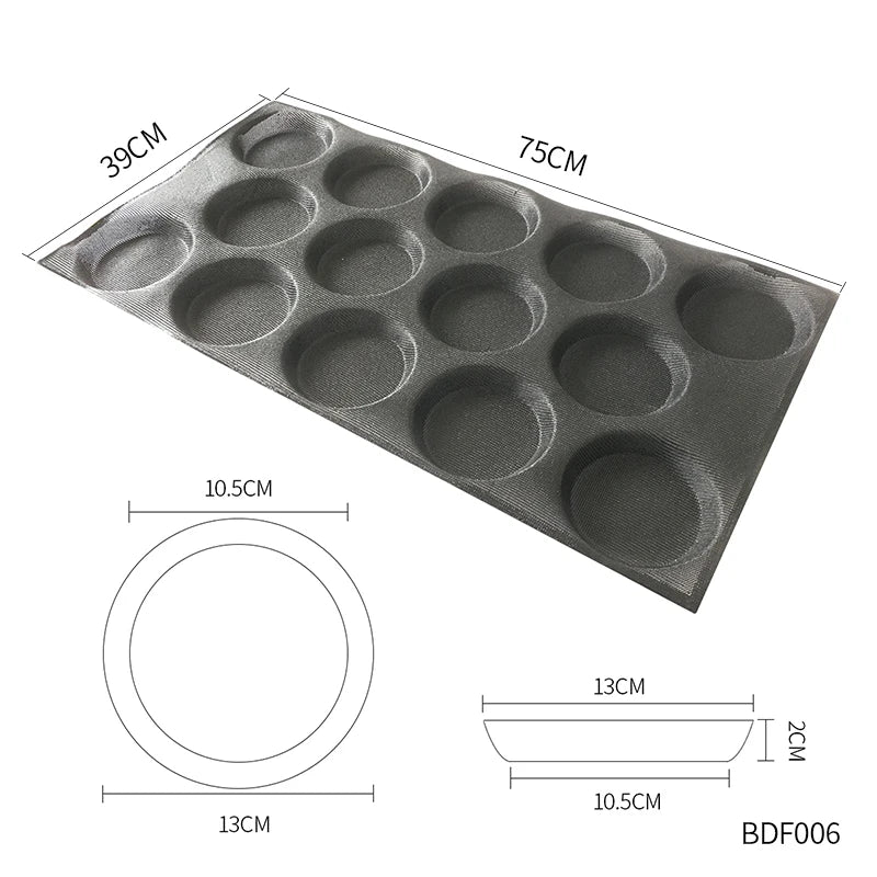 Bluedrop Food Grade Silicone Bread  Molds  Baking Sheets