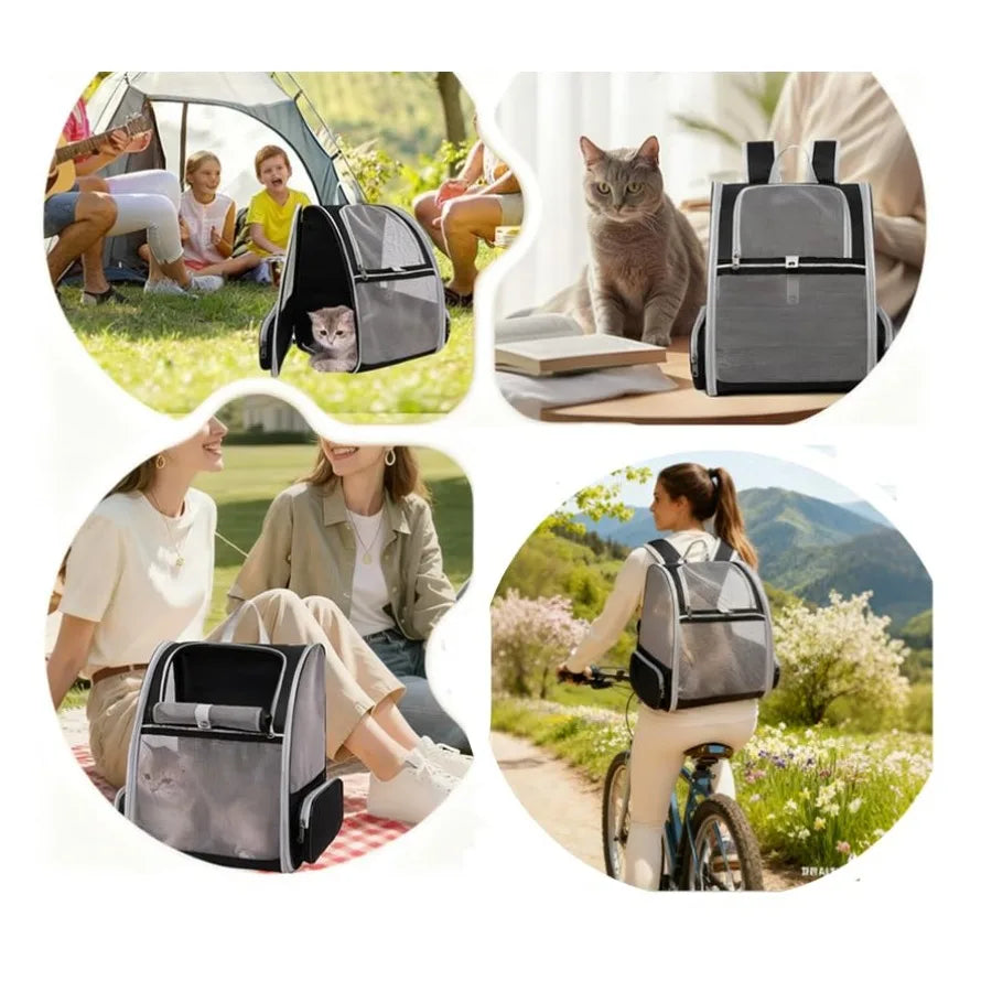Cat Backpack Dog Backpack Carrier for Small Dogs and Medium Cat up to 15lbs