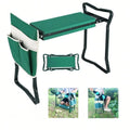 Kneeler And Seat With Thicken Widen Soft Kneeling Pad, Heavy Duty With A Tool Pouch,