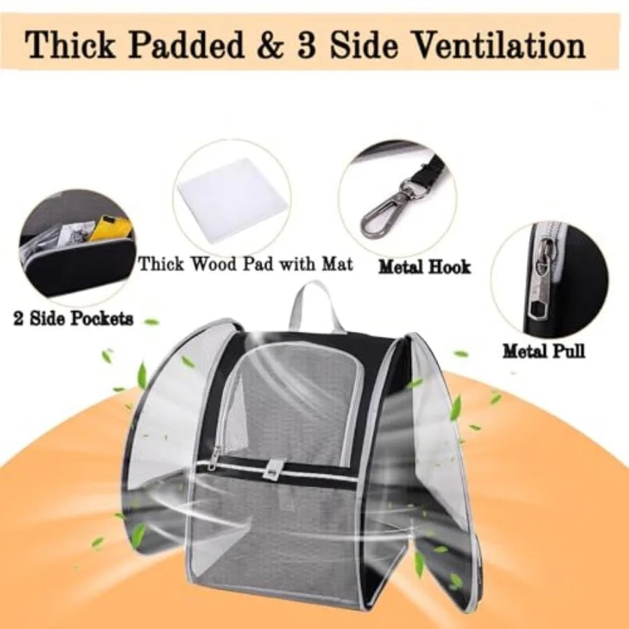 Cat Backpack Dog Backpack Carrier for Small Dogs and Medium Cat up to 15lbs