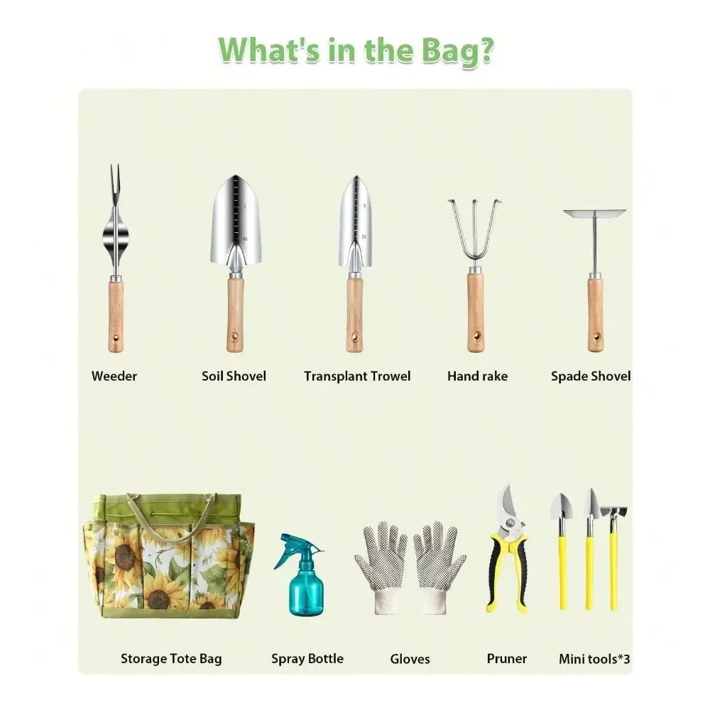12Piece Gardening Tools Kit