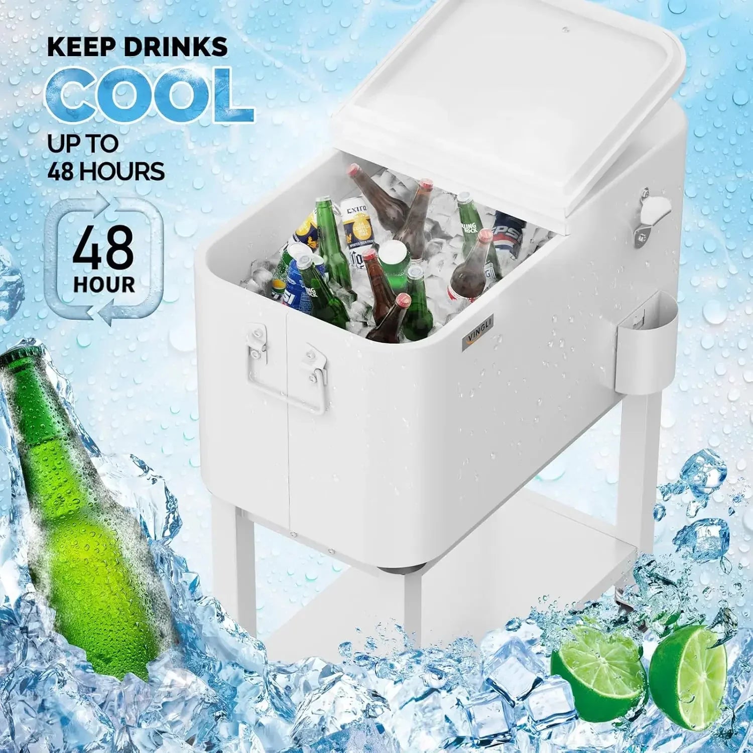 Patio  Ice Chest on Wheels